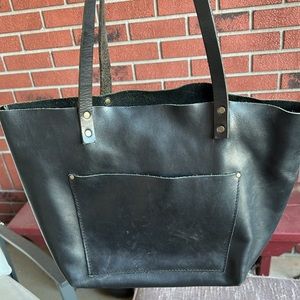 OG Portland leather tote bag
